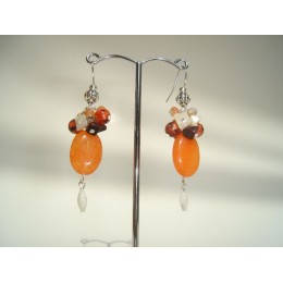 Boucles d'oreilles agate