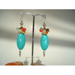 Boucles d'oreilles grappe