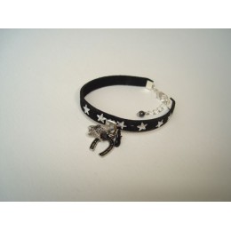 Bracelet galon noir