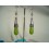 Boucles d'oreilles goutte verre