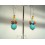 Boucles d'oreilles howlite