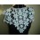 Collier plastron fleurs
