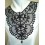 Collier plastron noir